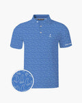 Cat Outline Print Polo