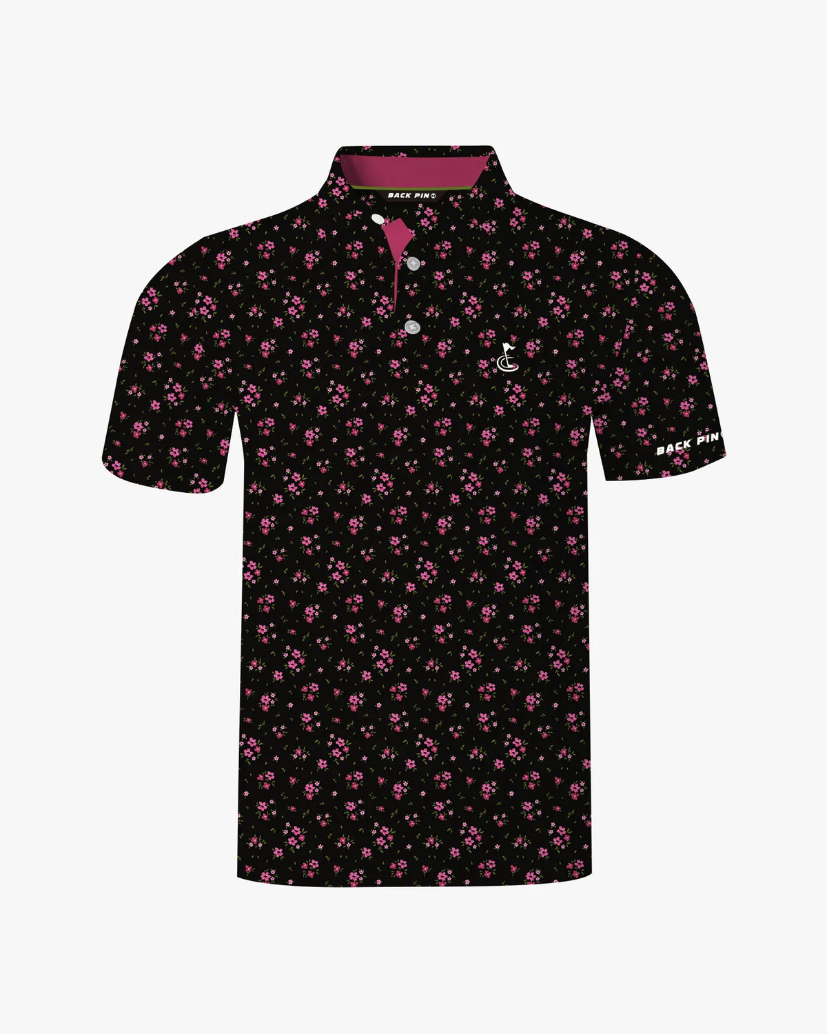 Fairway Floral Print Polo
