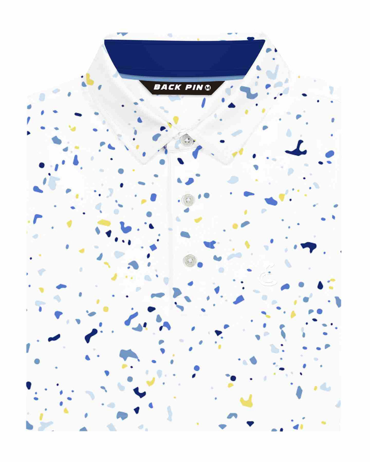 Seaside Tiny Ink Dot Polo
