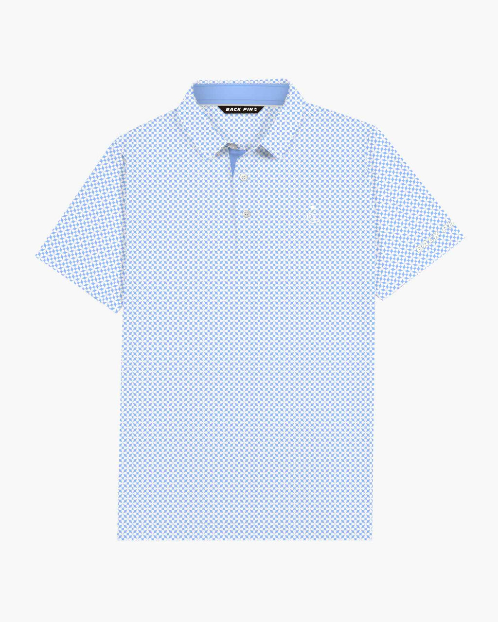 Blue Lucky Petal Polo