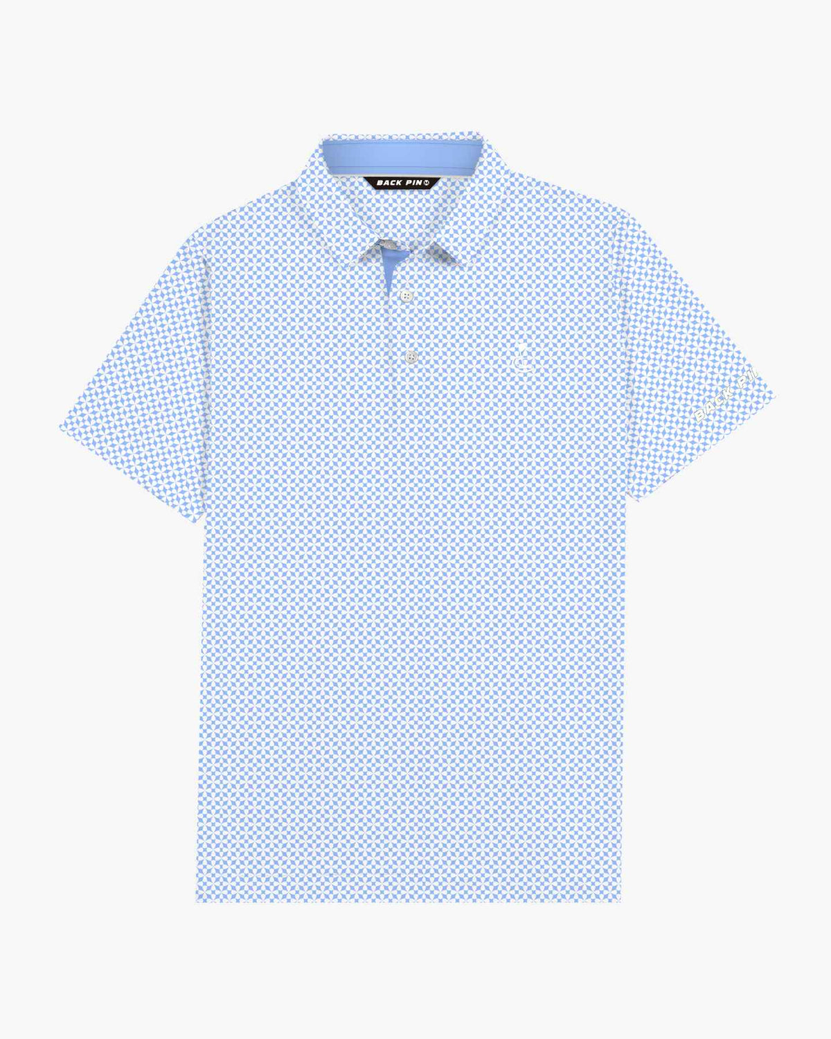 Blue Lucky Petal Polo