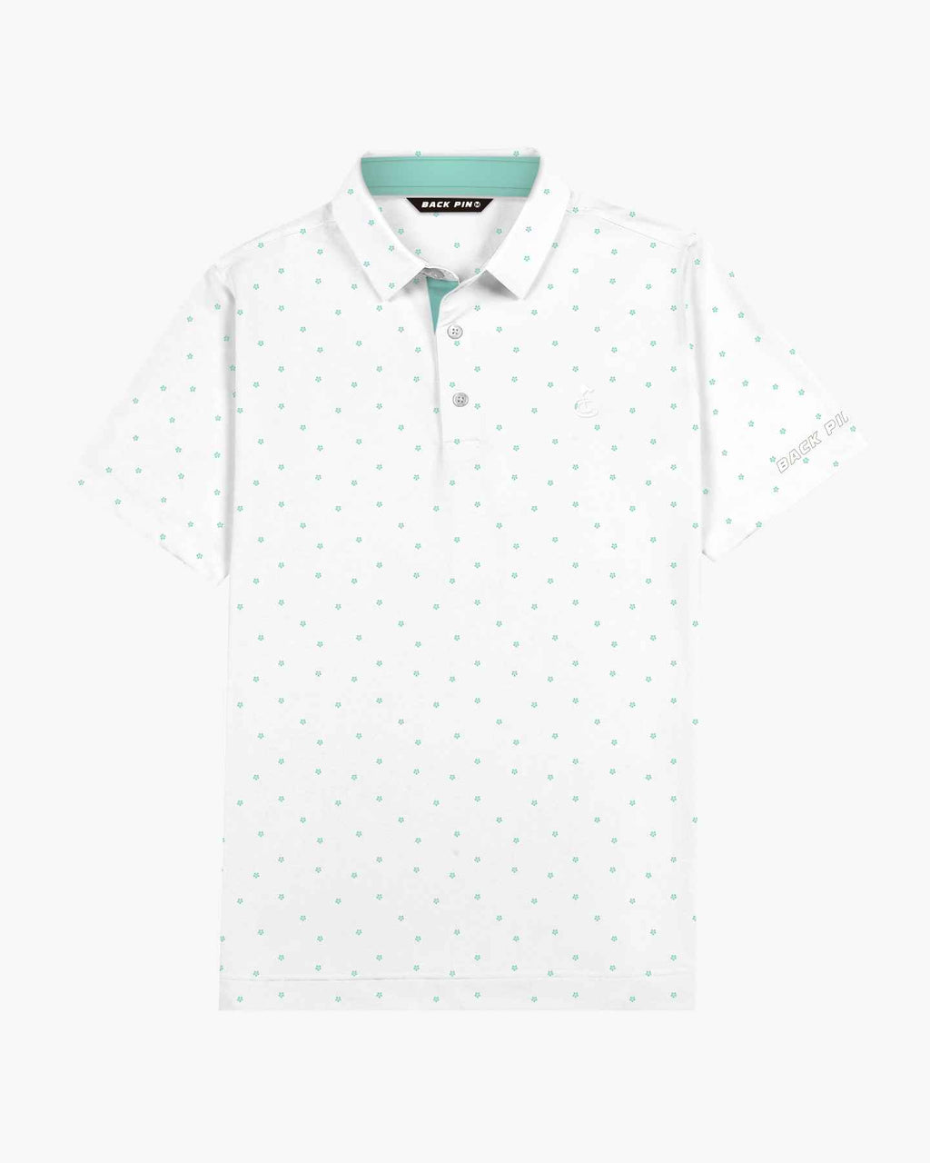 Mint Ditsy Polo