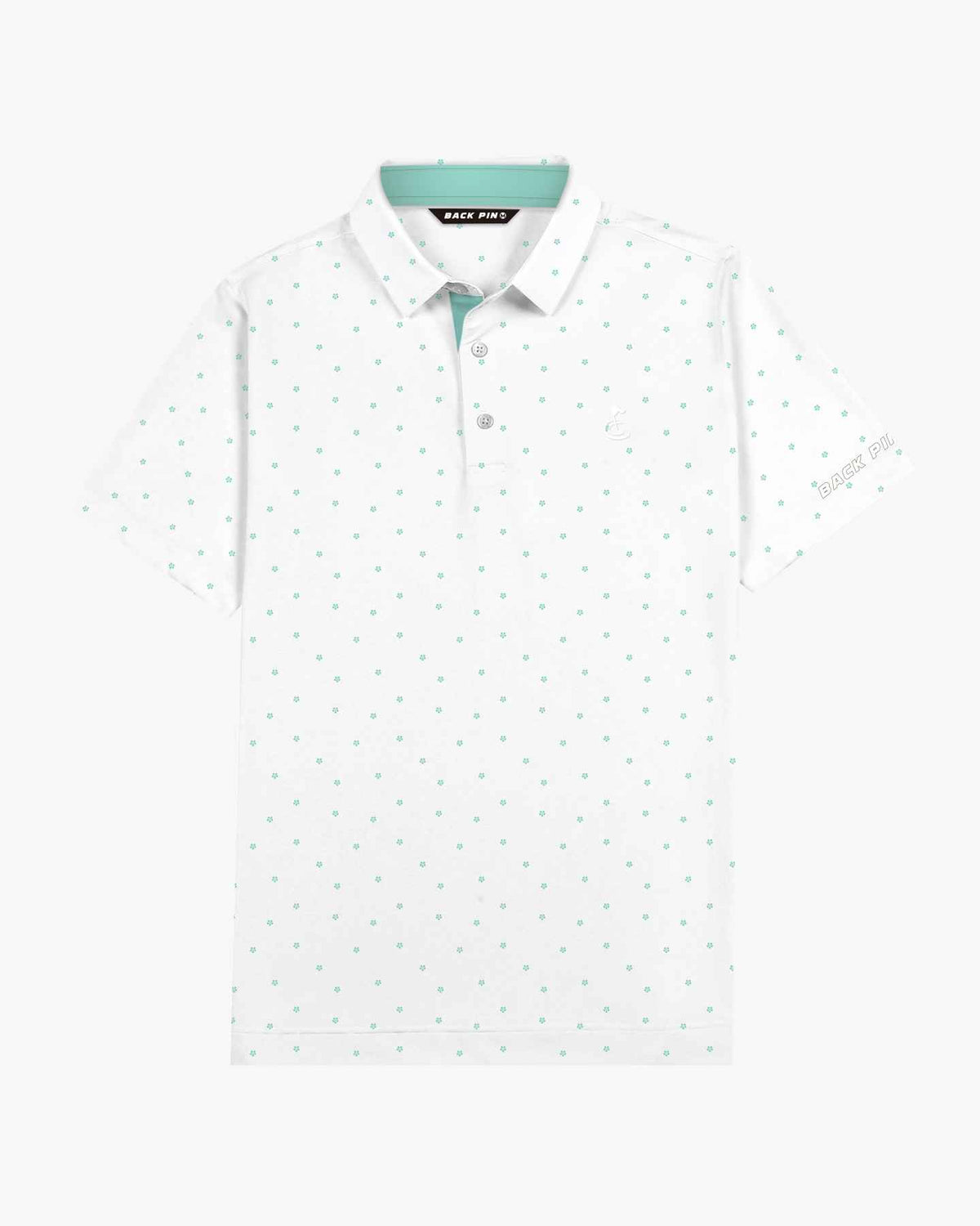 Mint Ditsy Polo
