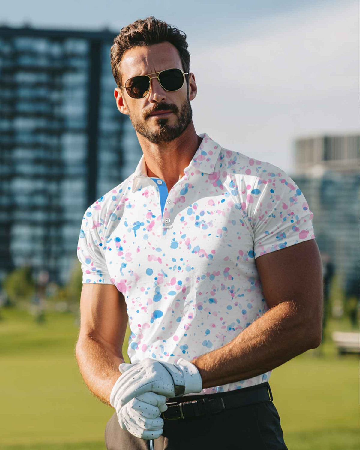 Paint Splatter Polo
