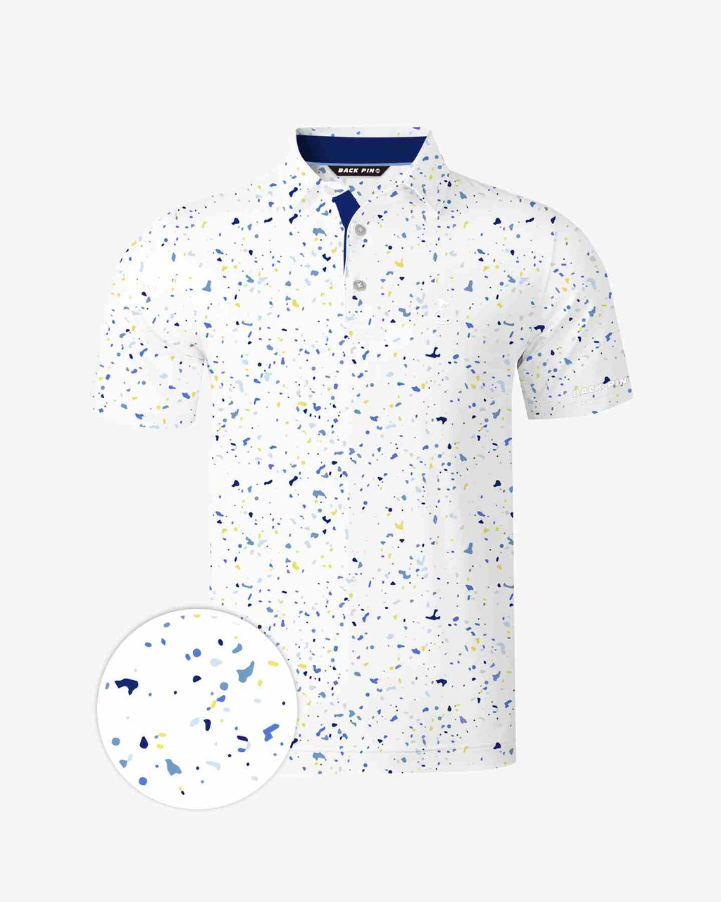 Seaside Tiny Ink Dot Polo