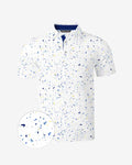 Seaside Tiny Ink Dot Polo