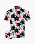 Coastal Flamingo Sunset Polo