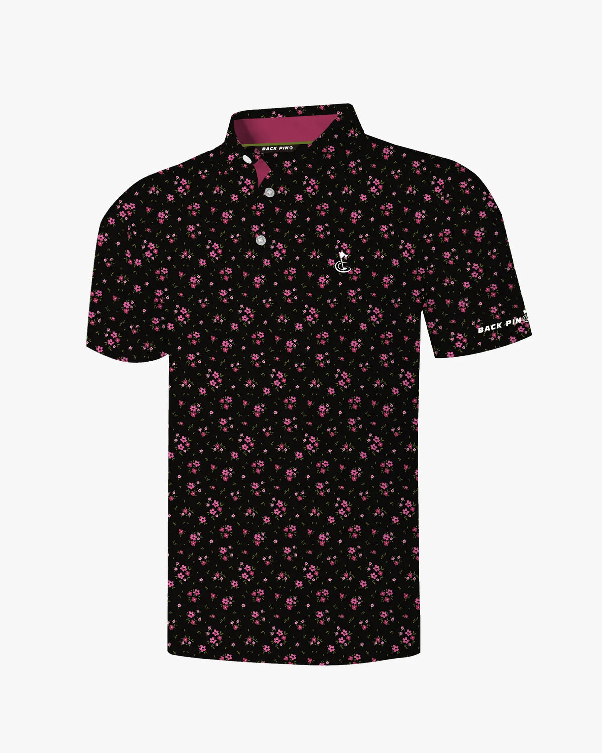Fairway Floral Print Polo