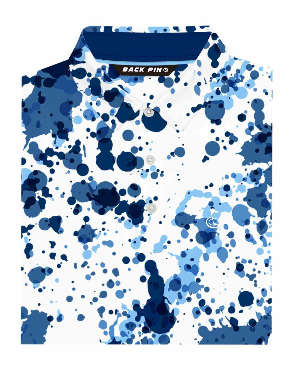 Ocean Ink Burst Polo