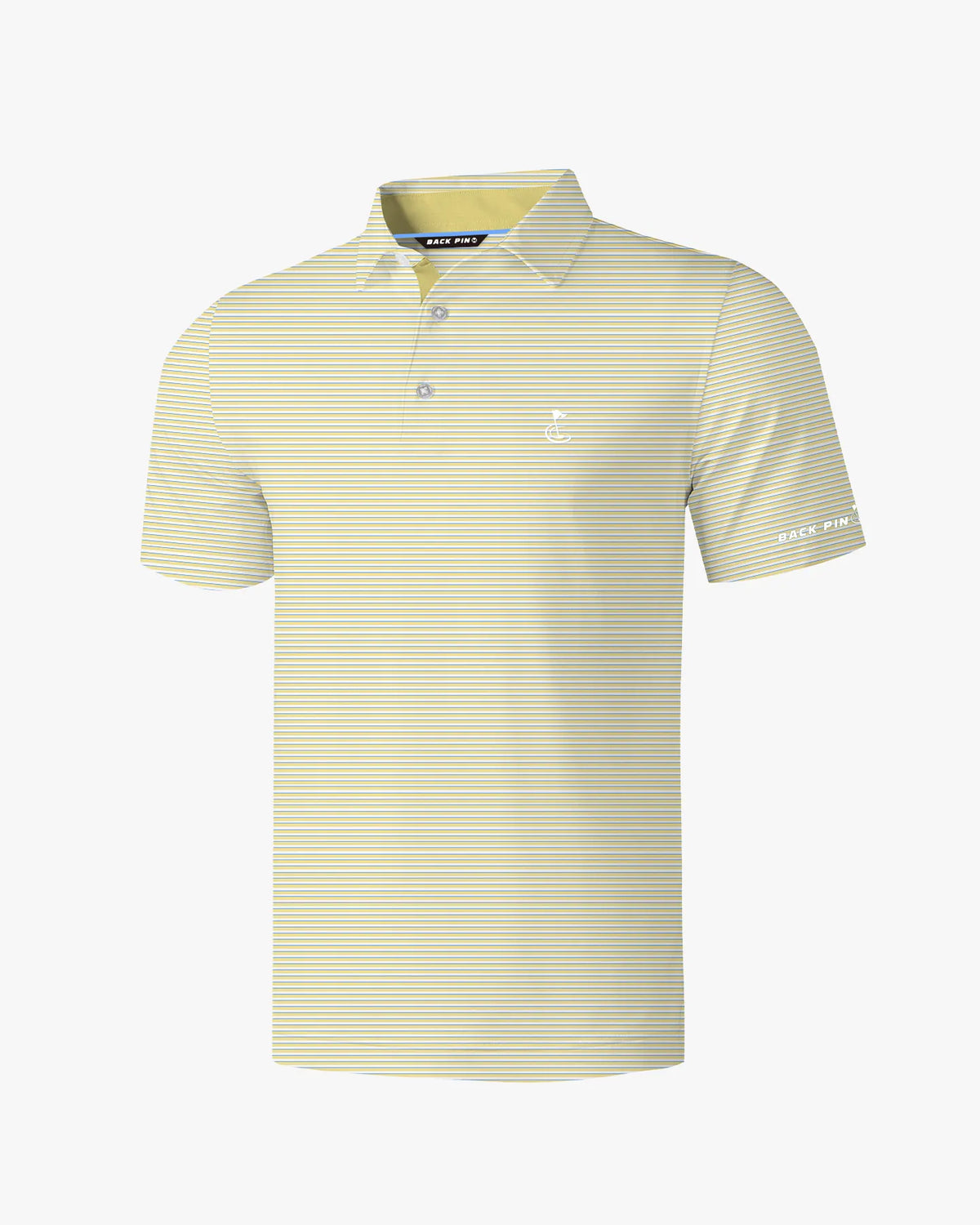 Yellow Striped Polo Shirt
