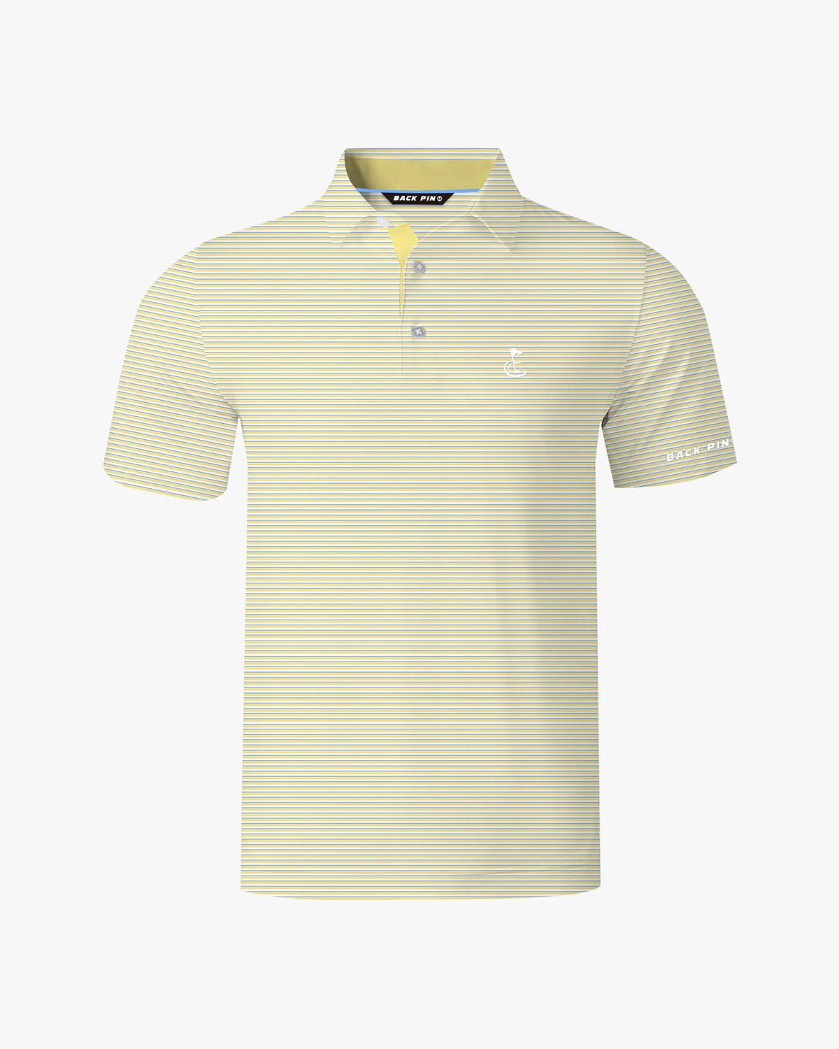 Yellow Striped Polo Shirt