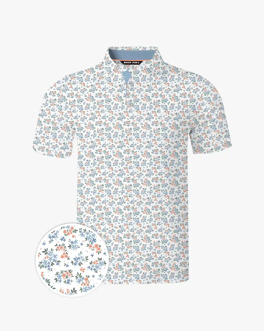 Seaside Ditsy Floral Polo