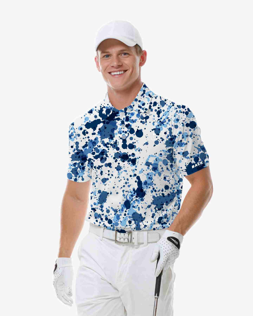Ocean Ink Burst Polo