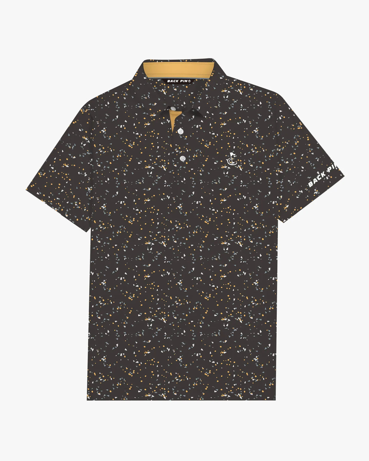 Charcoal Confetti Polo