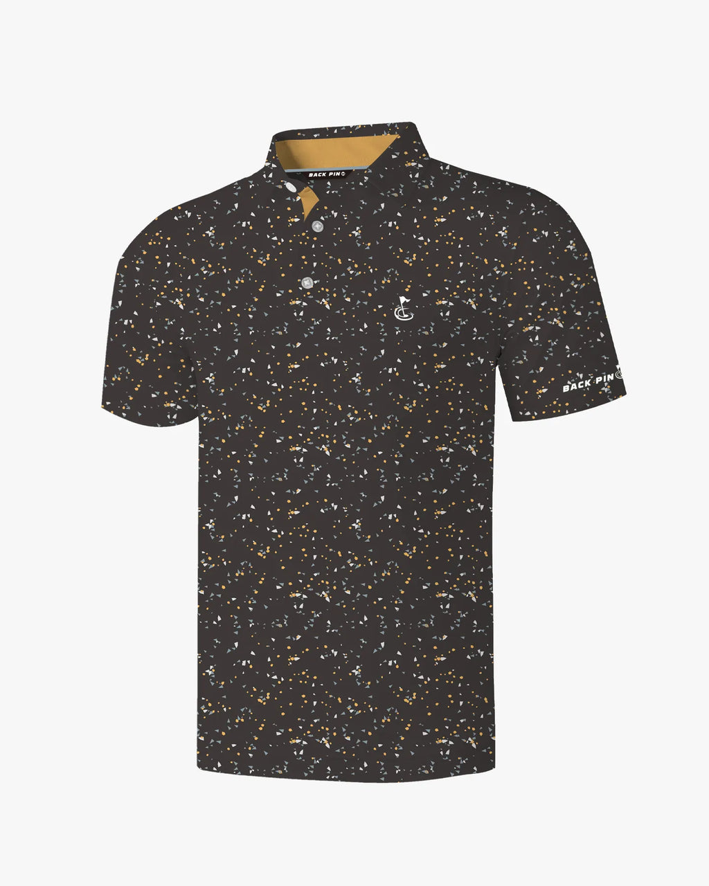 Charcoal Confetti Polo