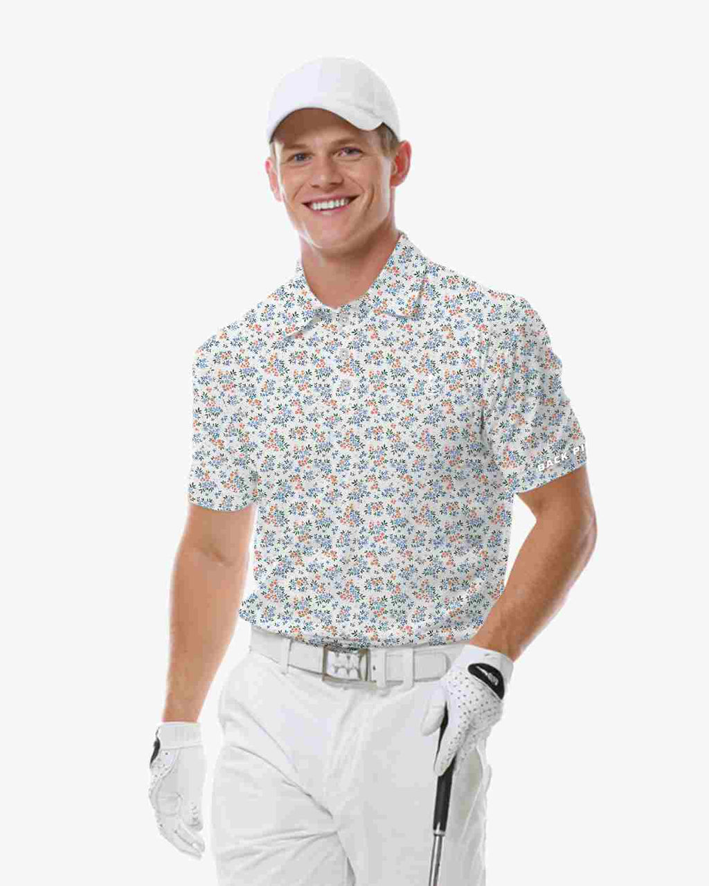 Seaside Ditsy Floral Polo