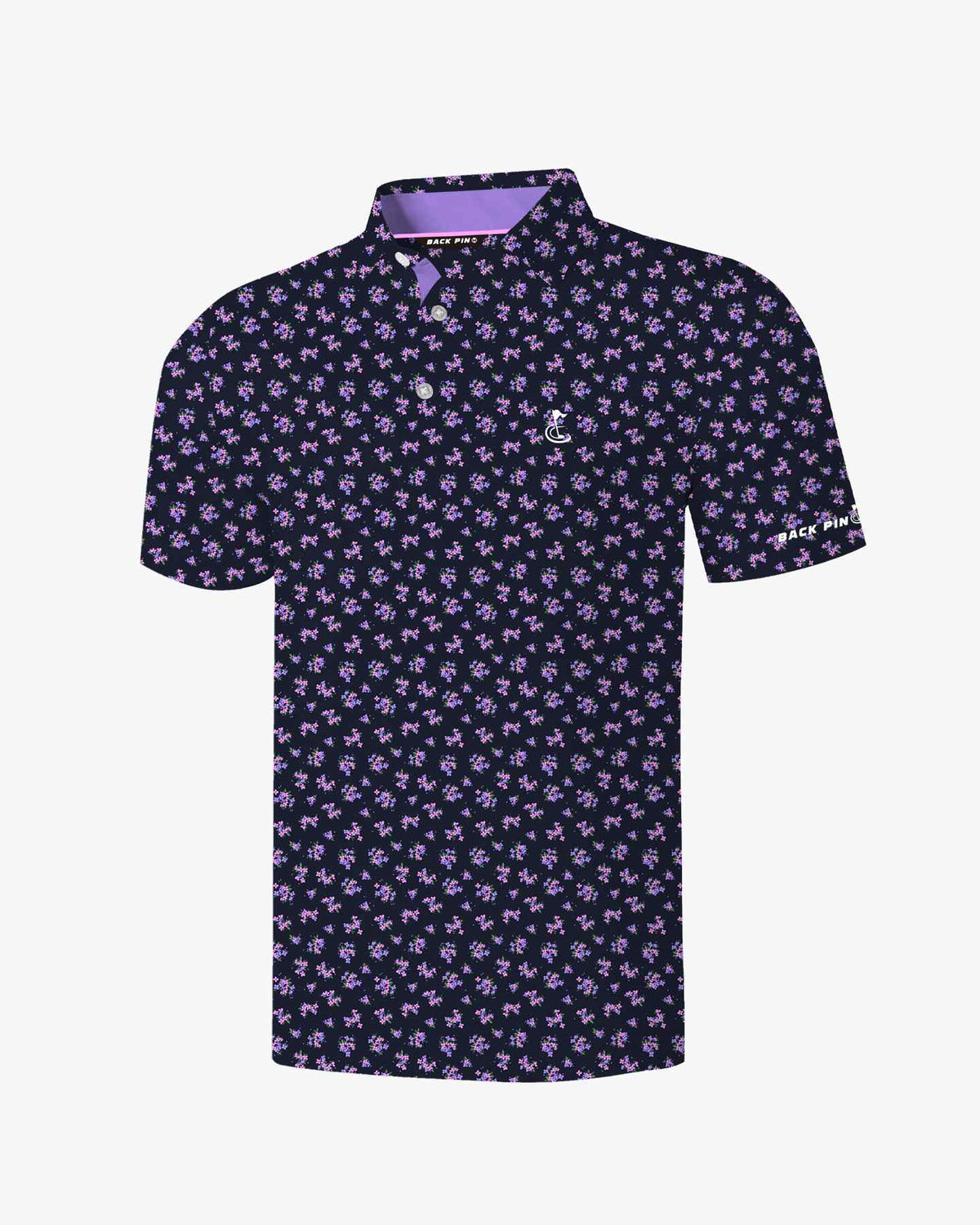 Midnight Ditsy Polo