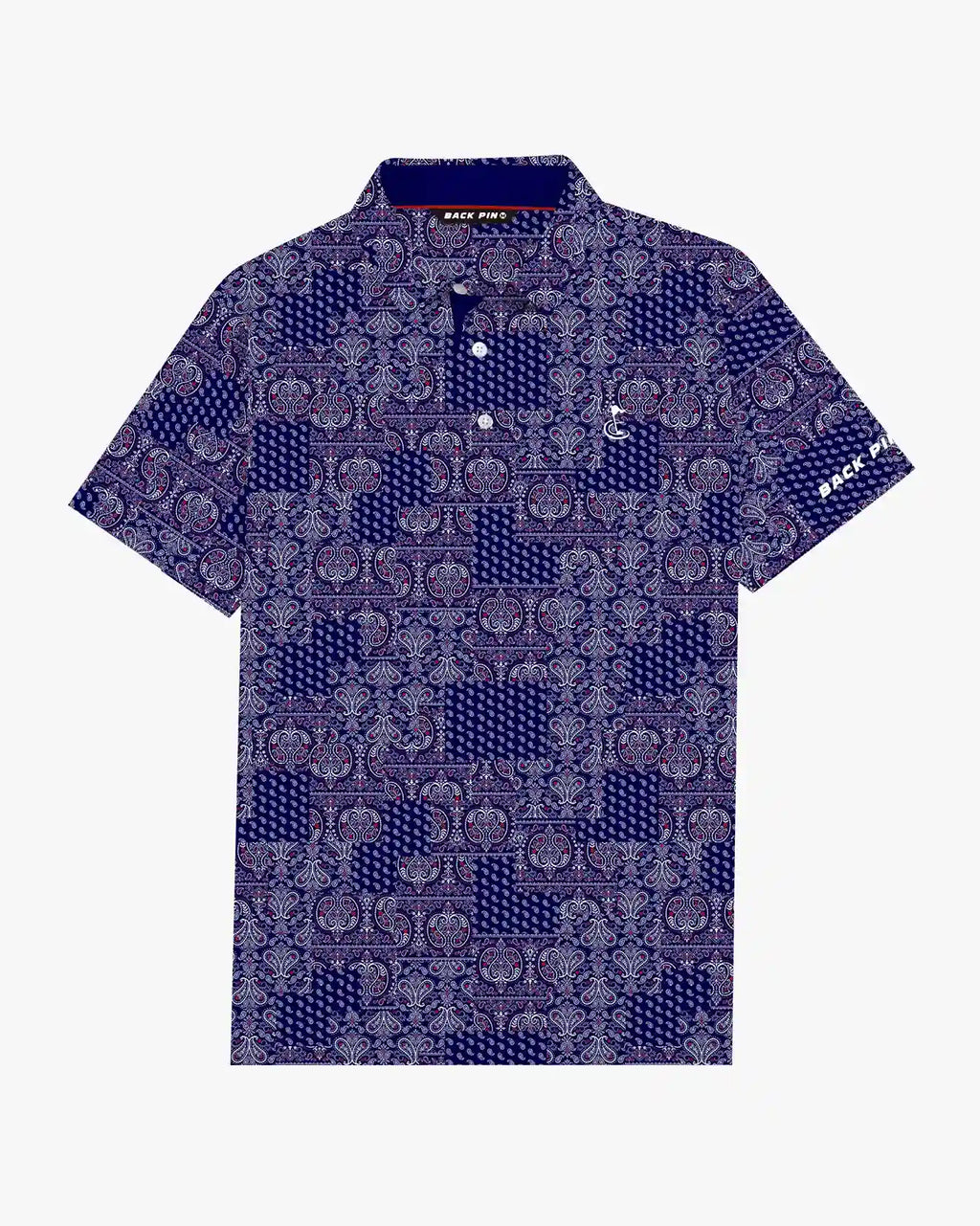 Midnight Paisley Polo