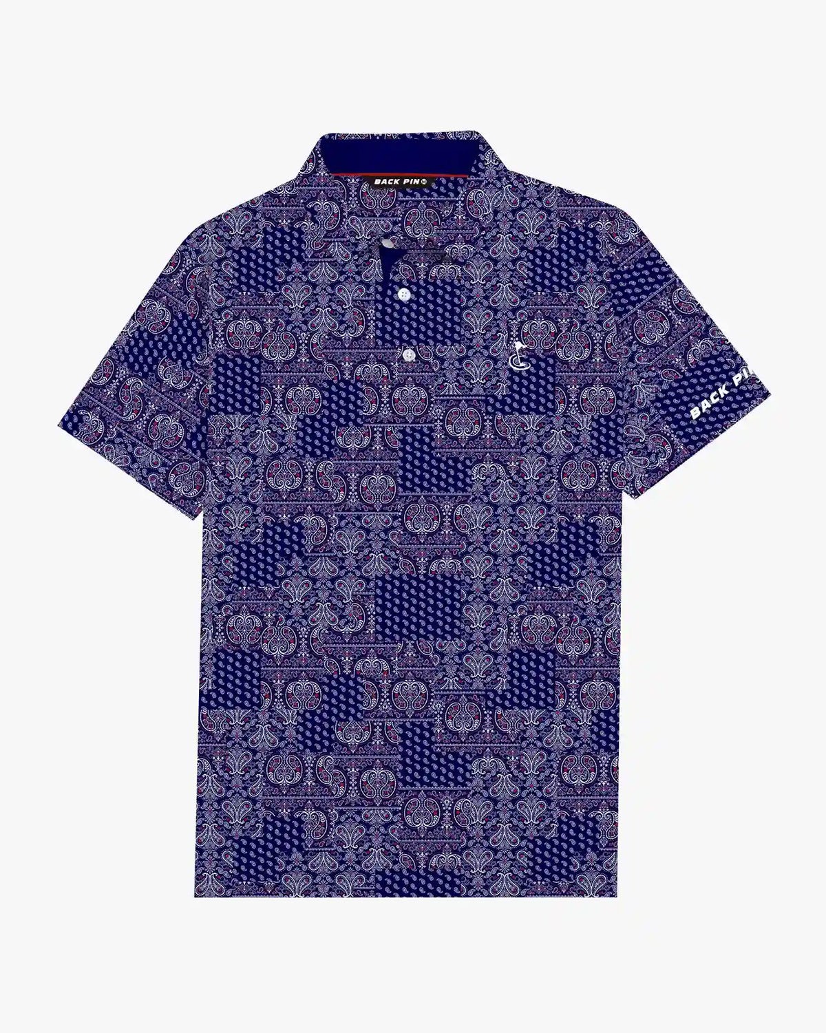 Midnight Paisley Polo