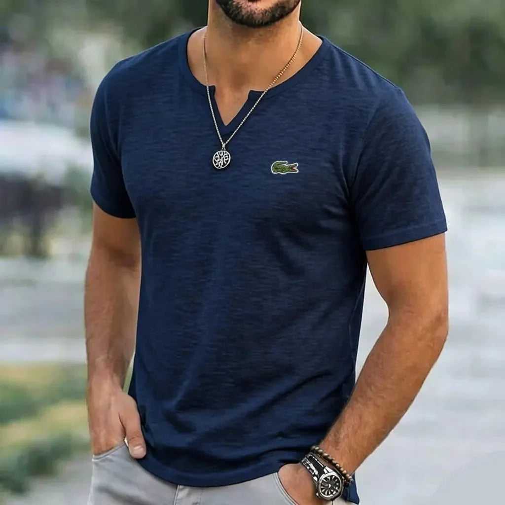Everyday Linen V-Neck Tee