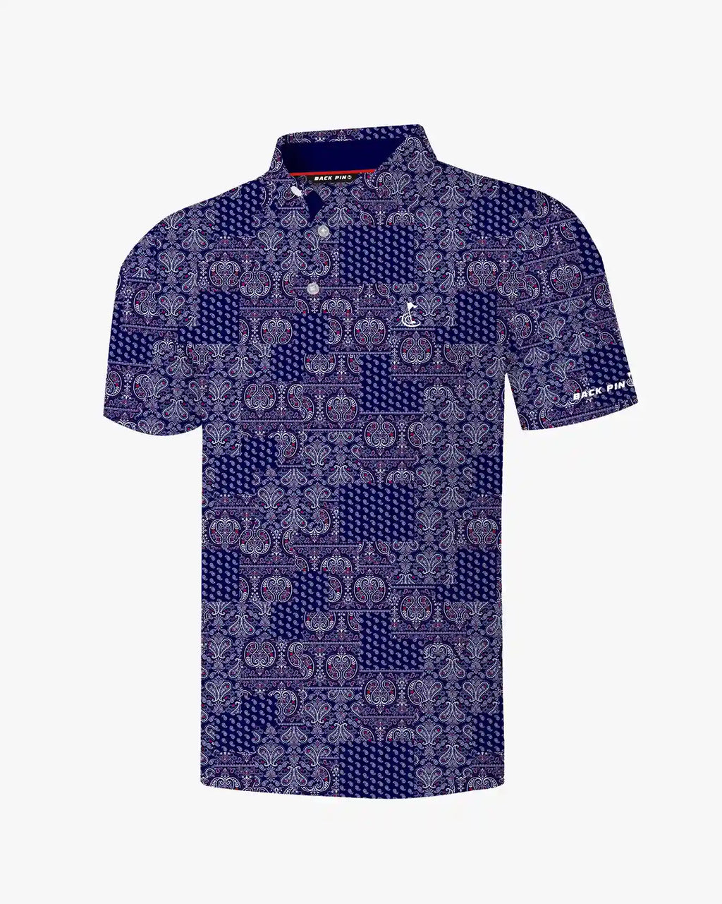Midnight Paisley Polo