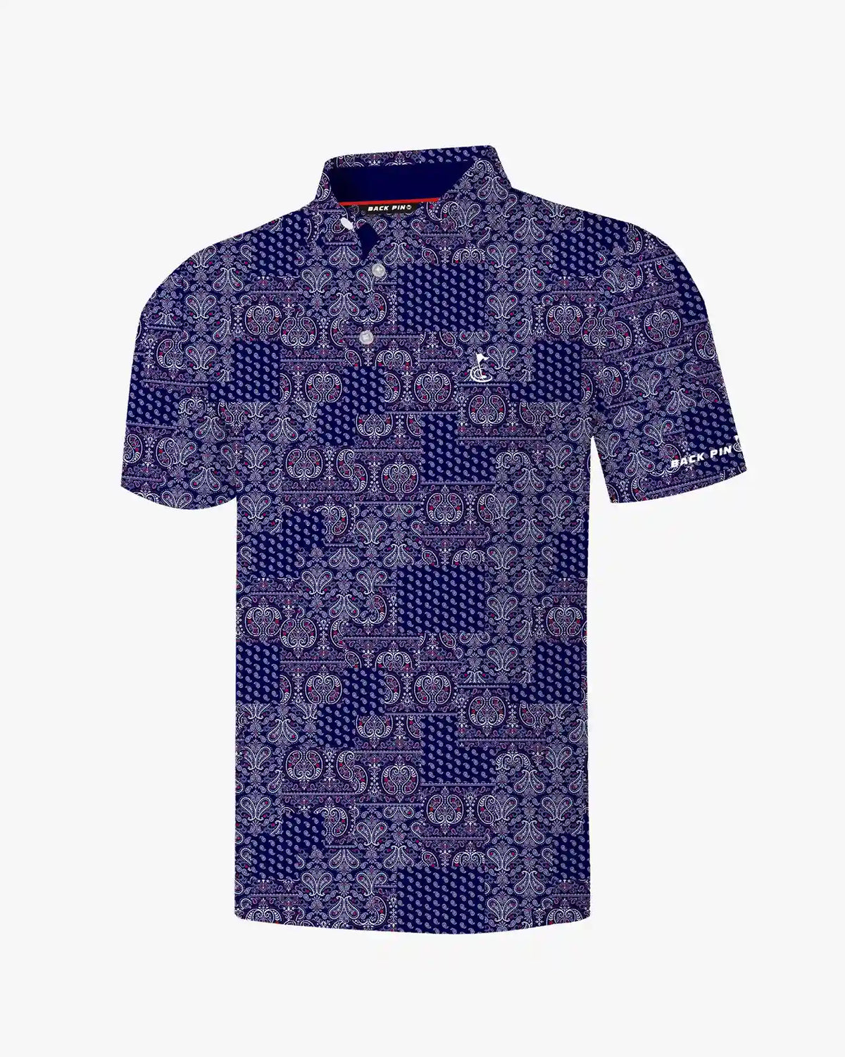 Midnight Paisley Polo