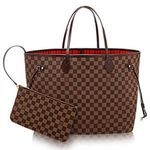 Louis Vuitton Damier Ebene Canvas Neverfull GM N41357
