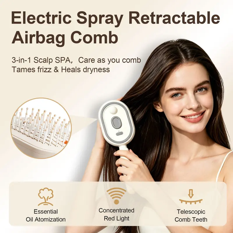 Electric Spray Air Cushion Massage Comb - Image 8