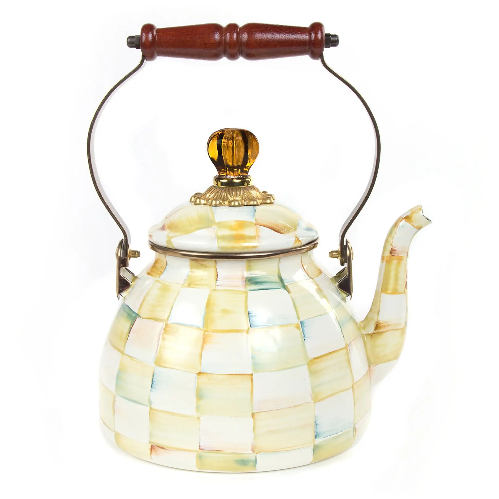 Mackenzie- Childs 2-Quart Enamel Tea Kettle - Image 4