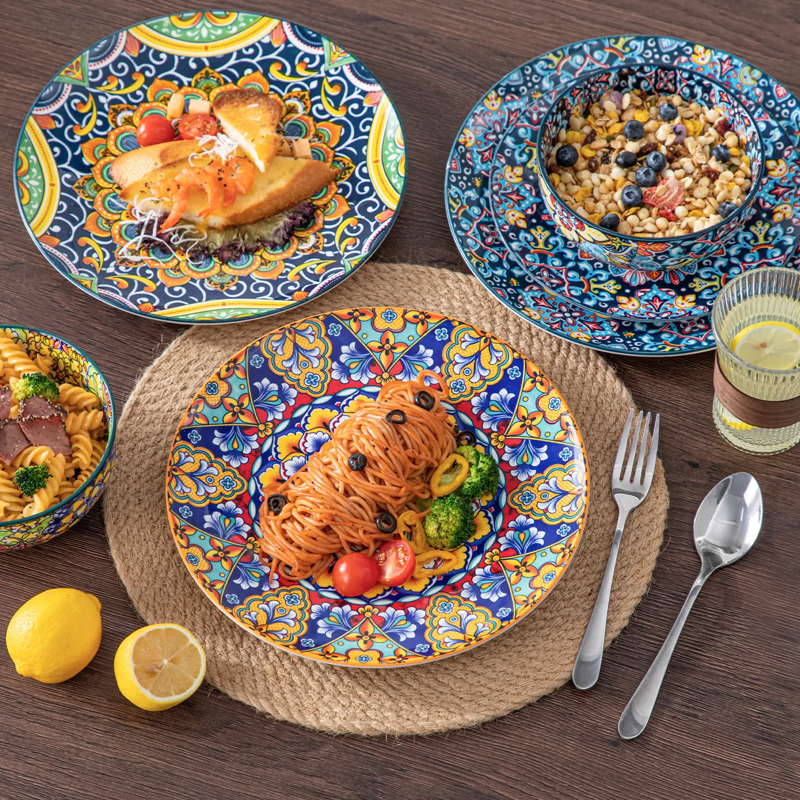 Microwave and dishwasher china cutlery set - Image 9
