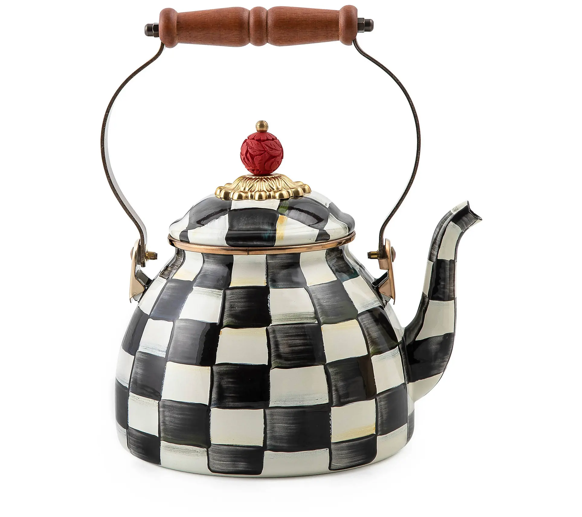 Mackenzie- Childs 2-Quart Enamel Tea Kettle - Image 2