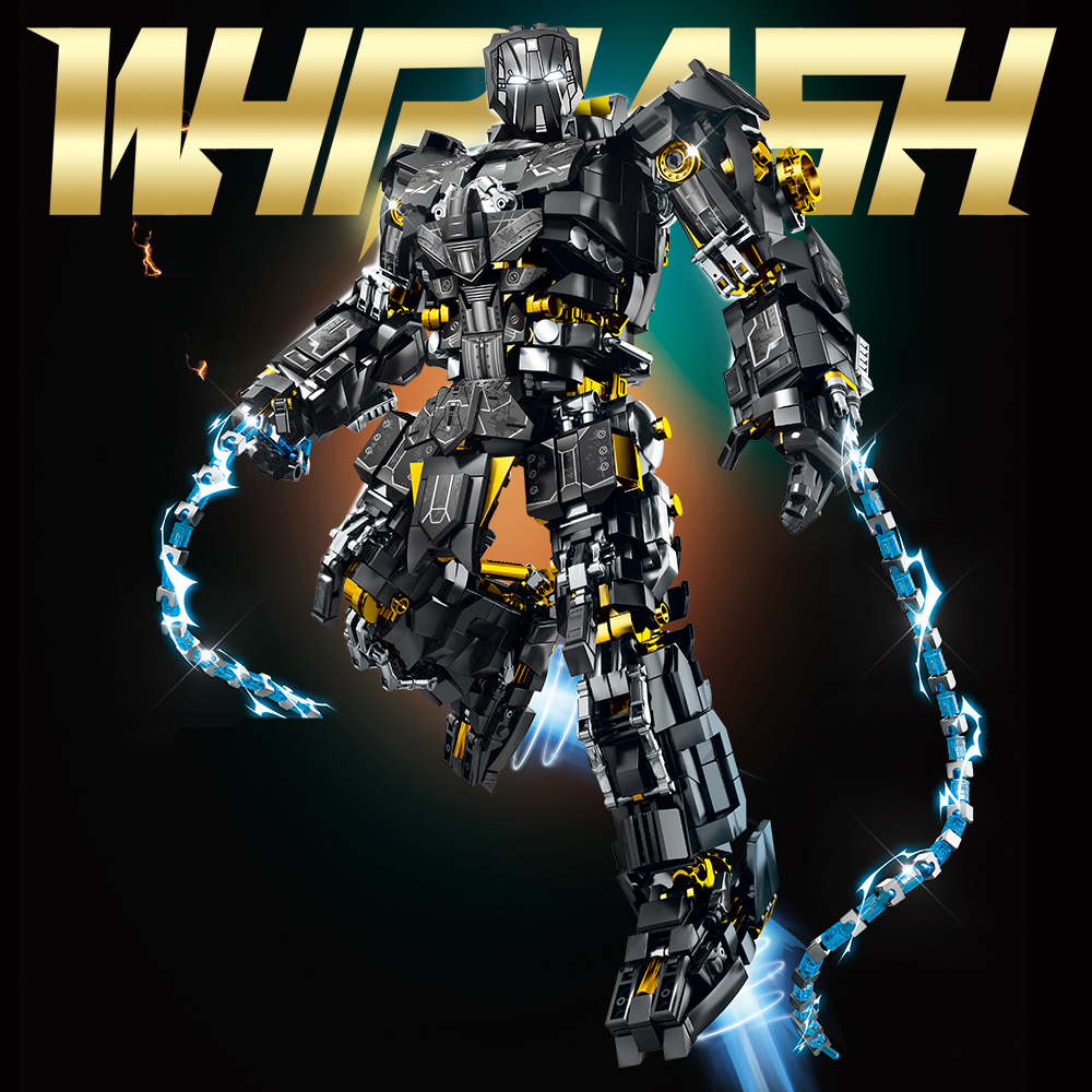 Mesiondy Obsidian Enforcer Mech Building Kit – 2362 PCS Premium Brick System | Energy Whip Effects | Light-Up Reactor Details - Image 3