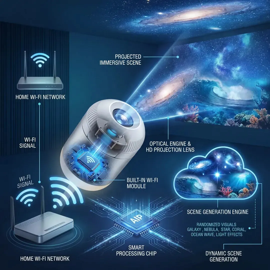 Comauo® Night Light Projector - Image 3