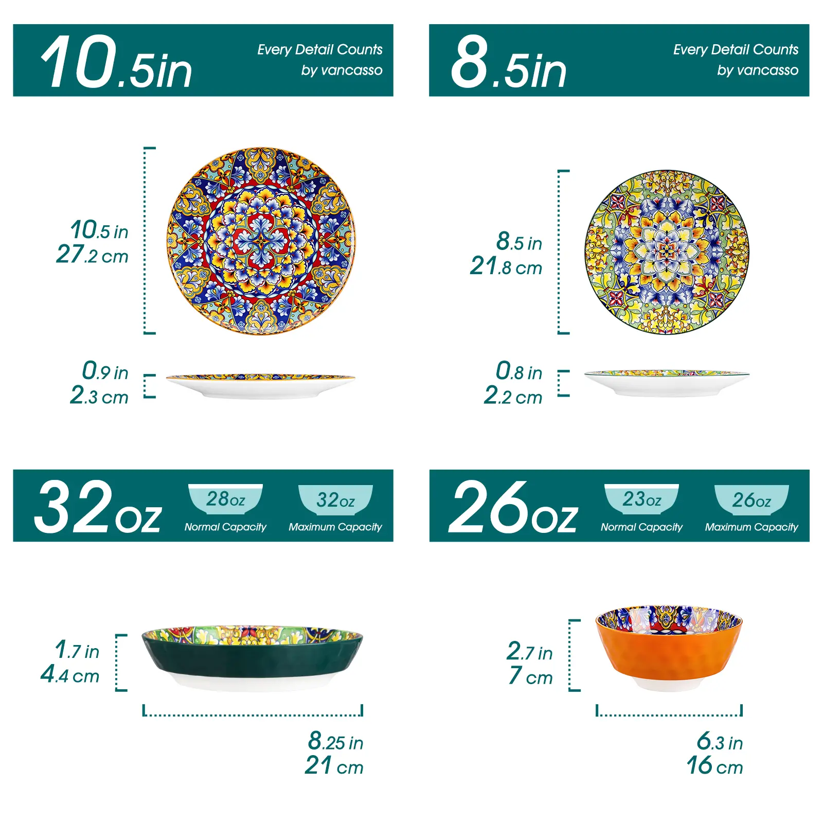 Microwave and dishwasher china cutlery set - Image 6