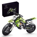 Mesiondy Championship Off-Road Dirt Bike Building Kit – 476 PCS Premium Brick System | Motocross Racing Model | Number 33 Livery
